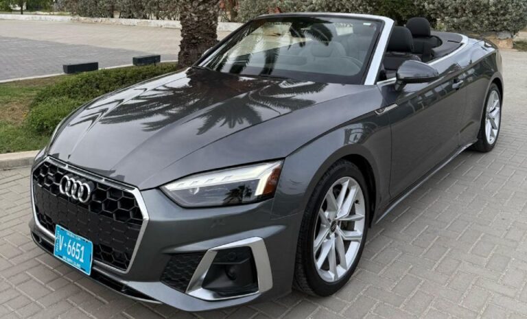 Audi A5 S Line convertible 768x465