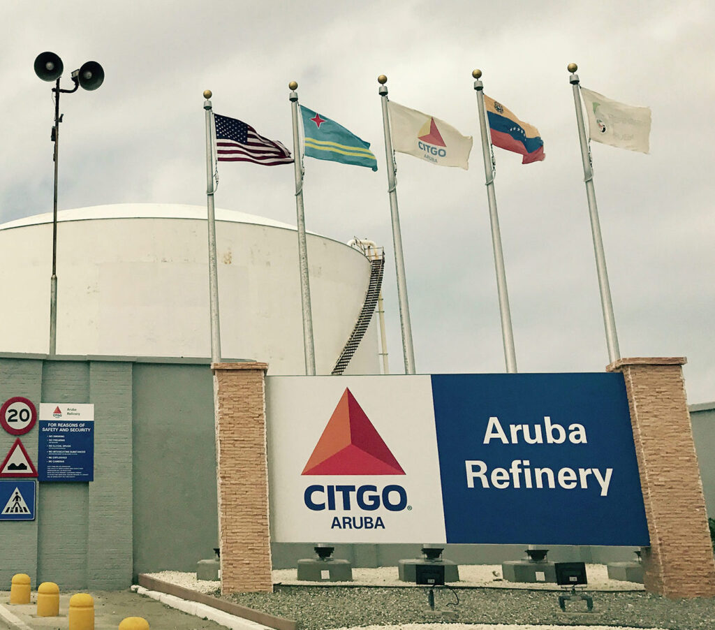 CITGO Oil Refinery Orangestad Aruba. 1362x1200 1 1024x902