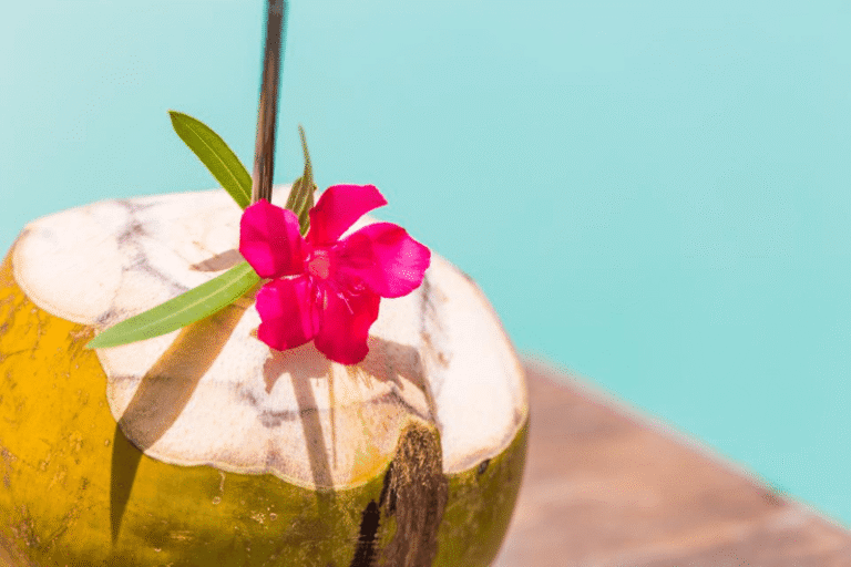 Local Touch Coconuts at your Aruba Beach Wedding  768x512