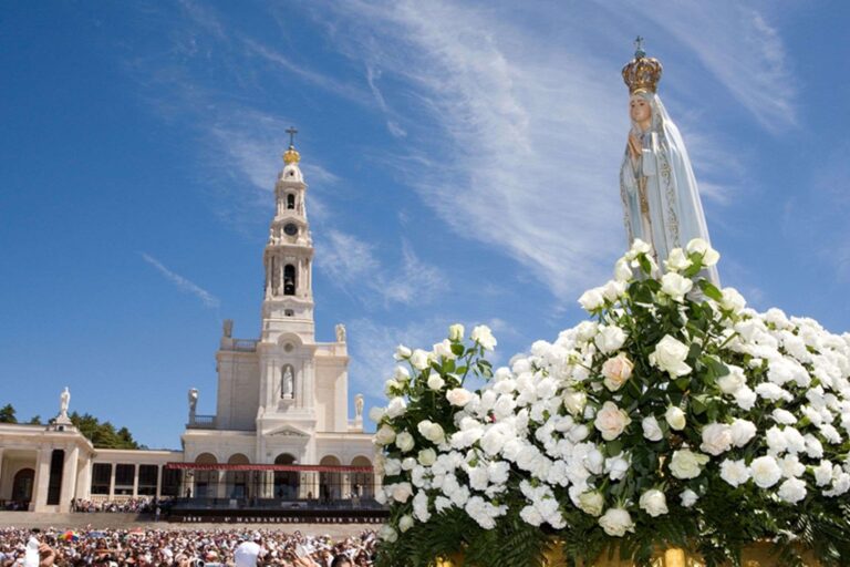 Our Lady of Fatima sanctuary pilgrimage Portugal Joe Walsh Tours Pilgrimages travel 768x512