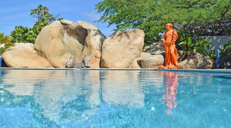 the pool at villa bougainville 768x427