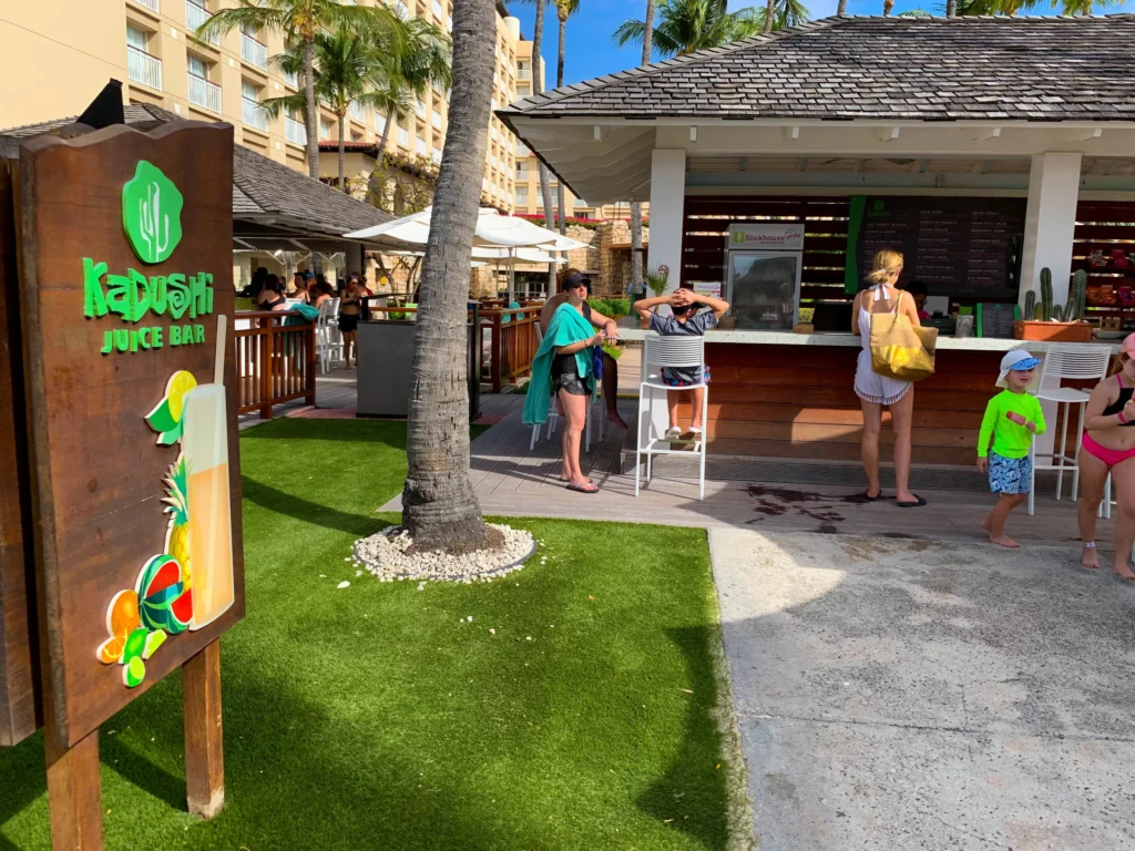Aruba Hyatt Regency Kadushi Juice bar 1024x768